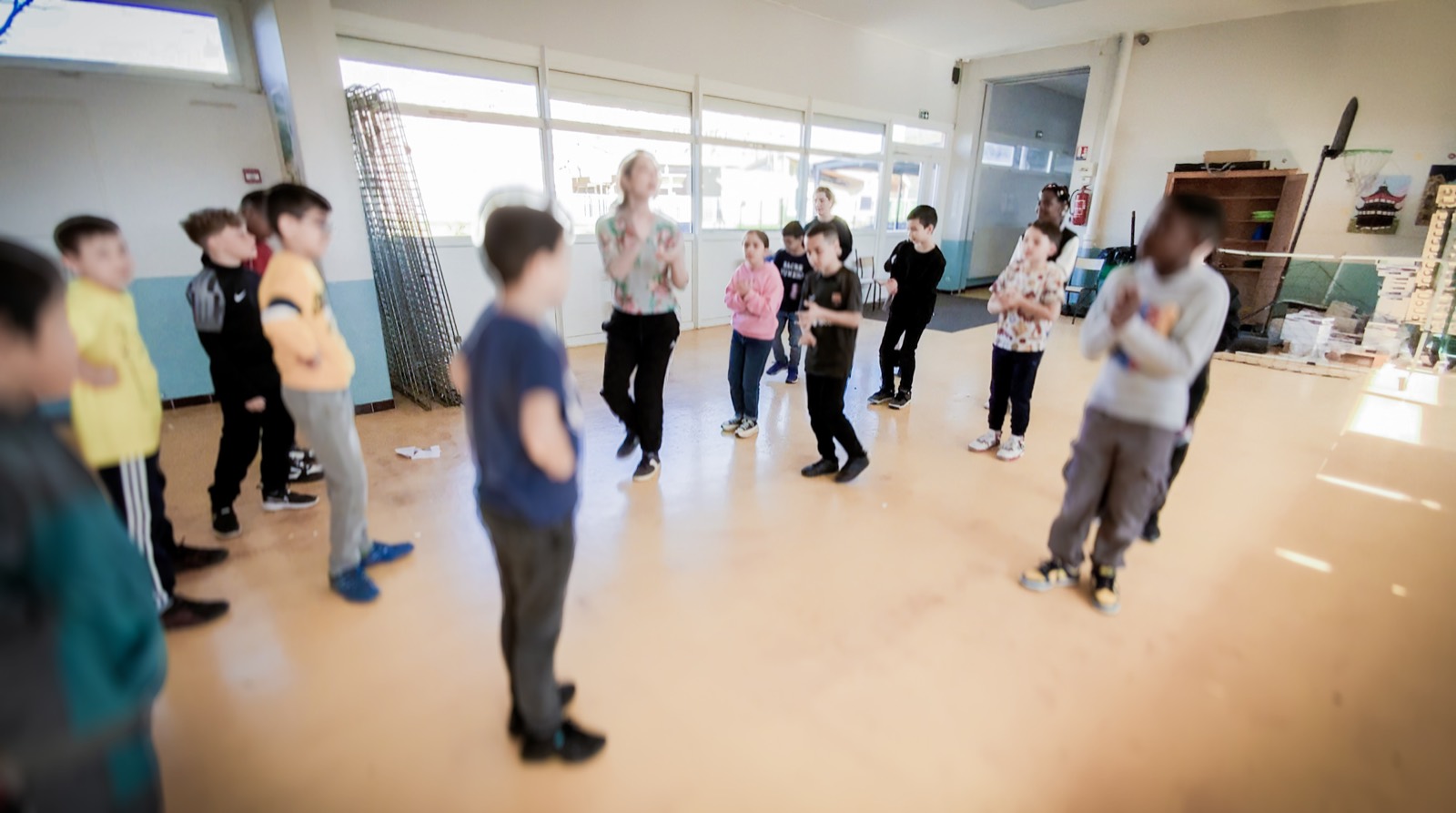 Montage chorégraphique avec les élèves de l'école Fleming, Jarville