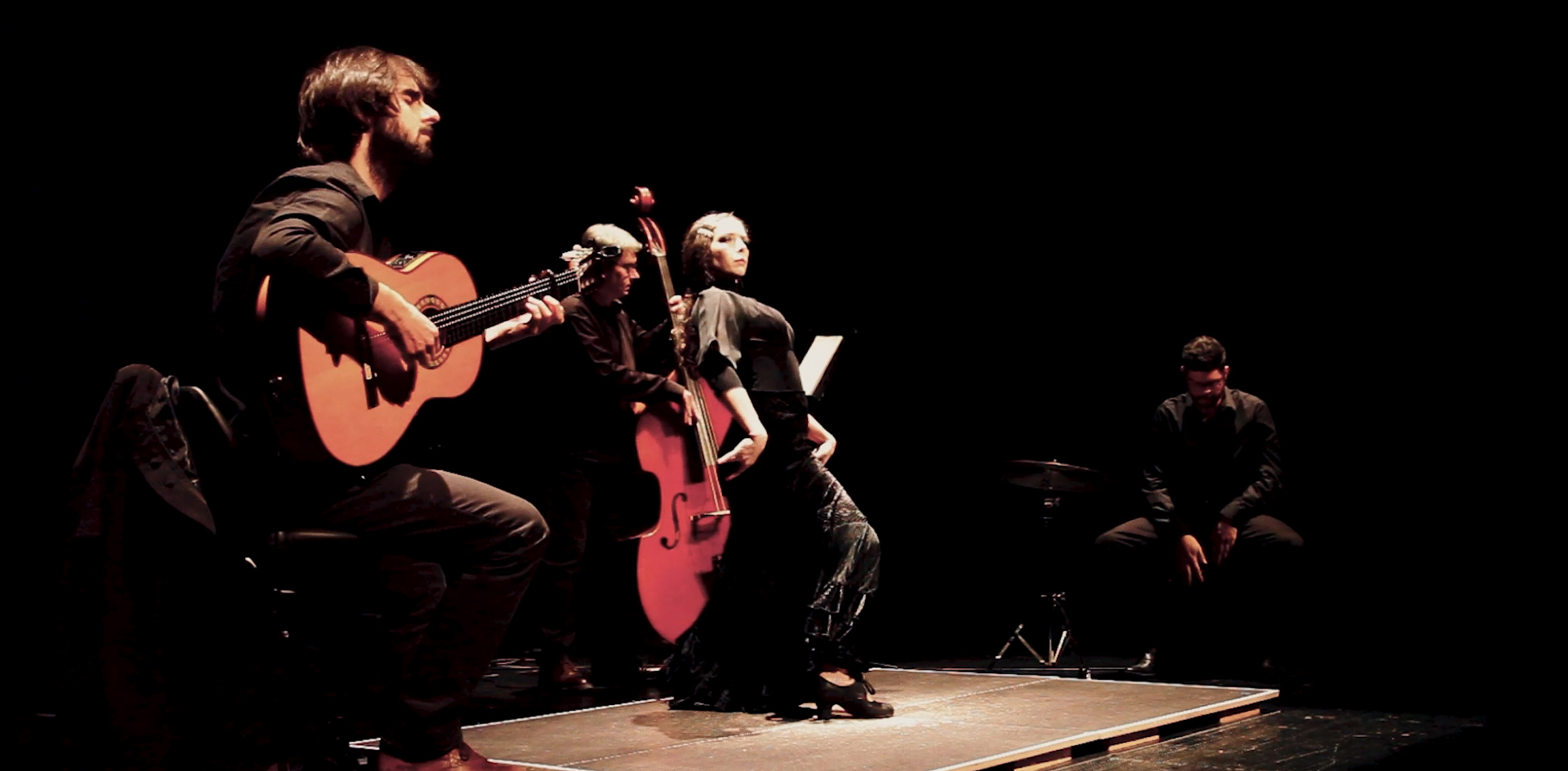 Spectacle de flamenco Minera Nueva au Théâtre de la Maison D'Elsa à Jarny, Meurthe-et-Moselle.